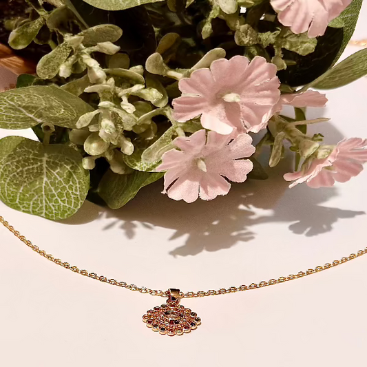 925 Sterling Silver Flower Pendant Necklace – A Blooming Symbol of Elegance