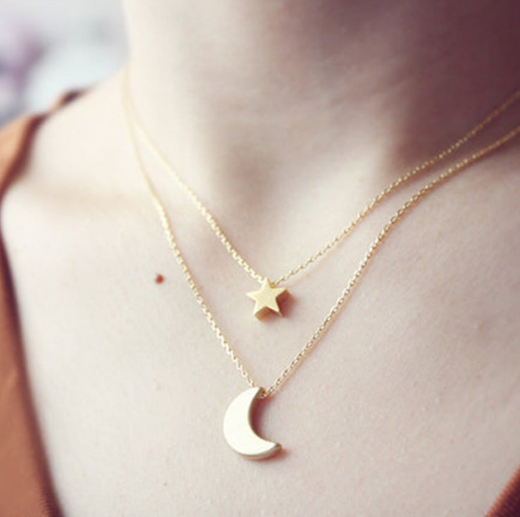 vintage style heart alloy  necklace