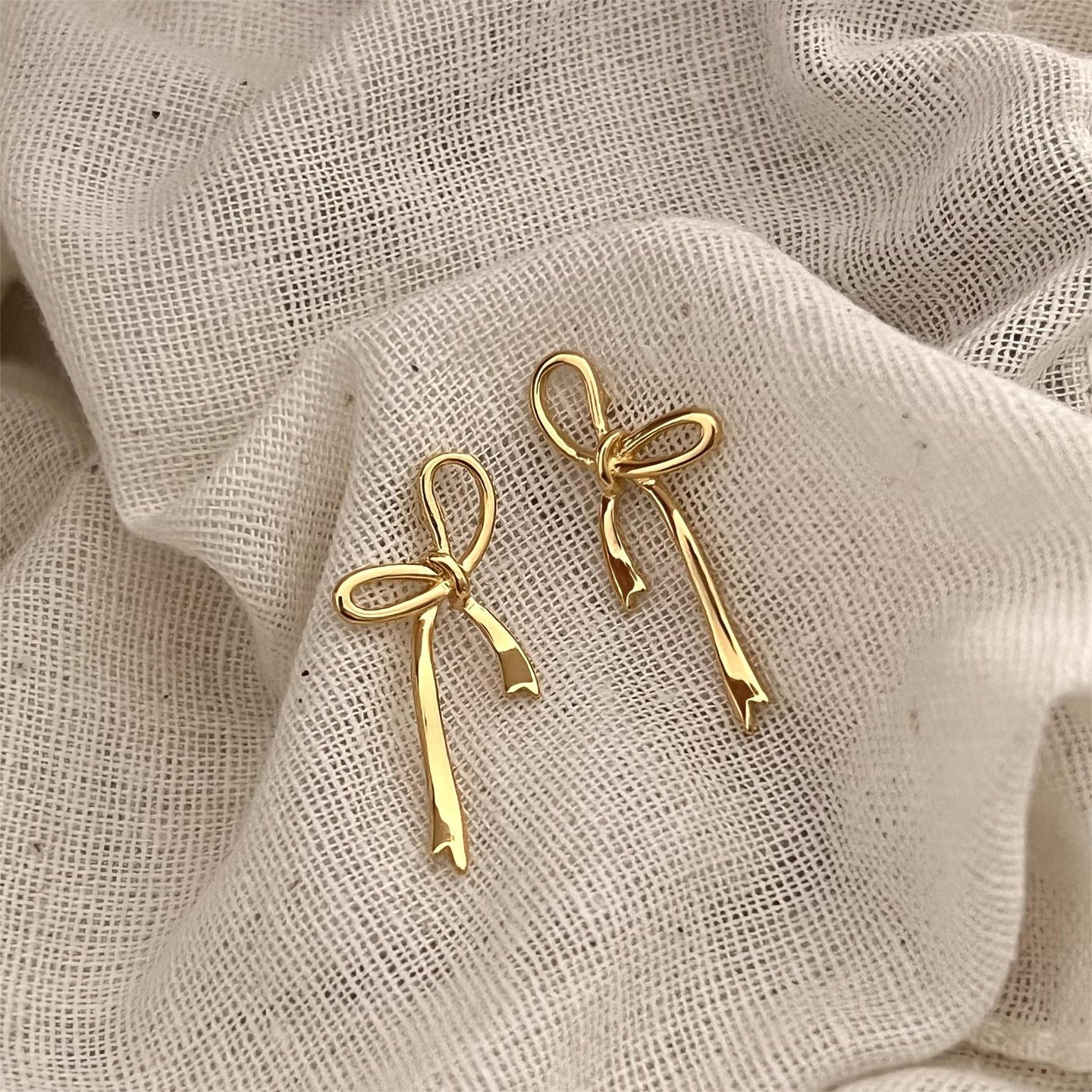 1 Pair 925 Sterling Silver Bow Knot Ear Studs