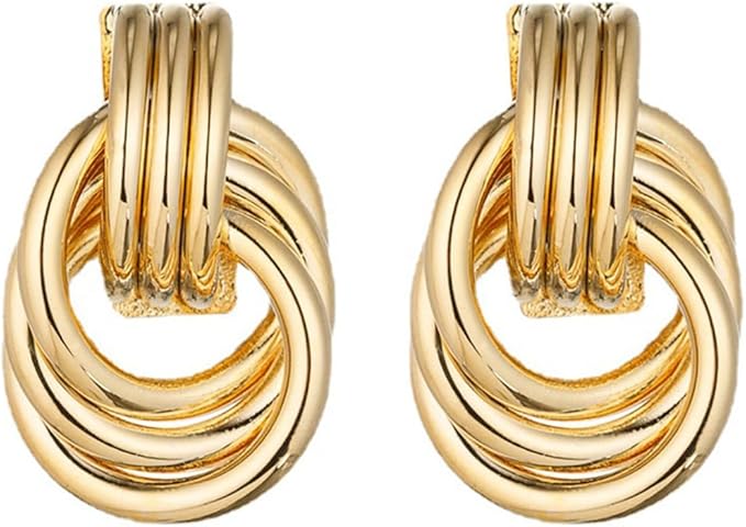 Timeless Elegance Interwoven Hoop Earrings